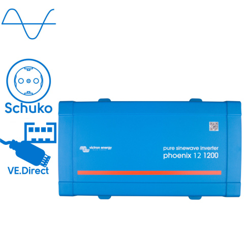 BBAtechniek artnr. 38235 - Victron Phoenix VE.Direct omvormer 12/1200(1x)