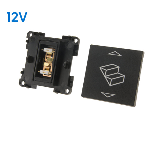 S 20.000 trapschakelaar zwart 12V (1x)