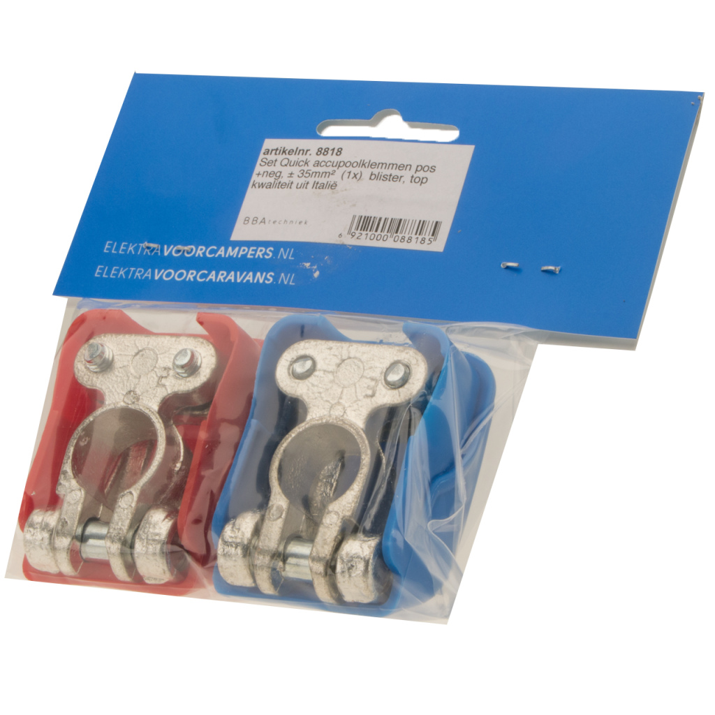 BBAtechniek - Accupoolklem 35mm² + - set Quicksluiting (1x)