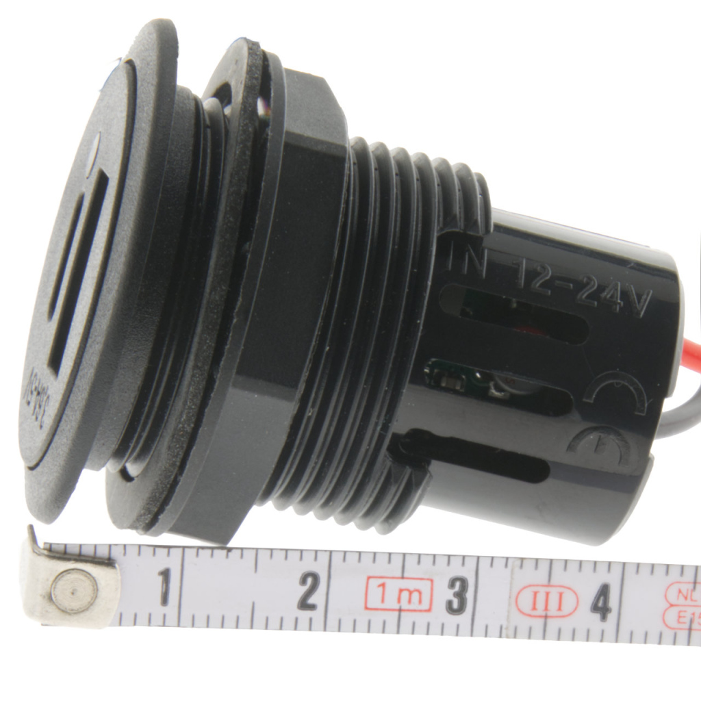 BBAtechniek - USB C-1x & A-1x 5V 3.6A LED inbouw (1x)