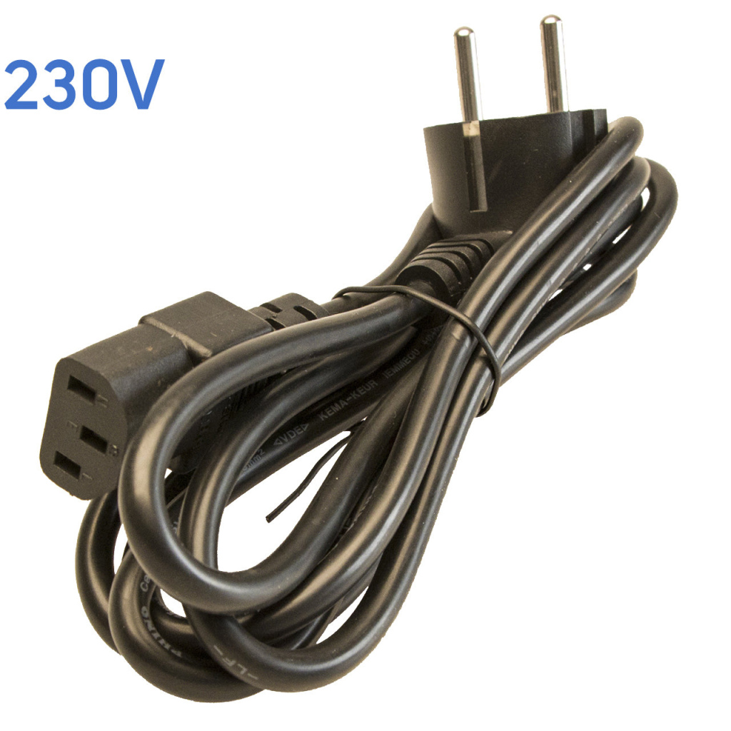 BBAtechniek - Europlug 250V 10A netsnoer (2m)