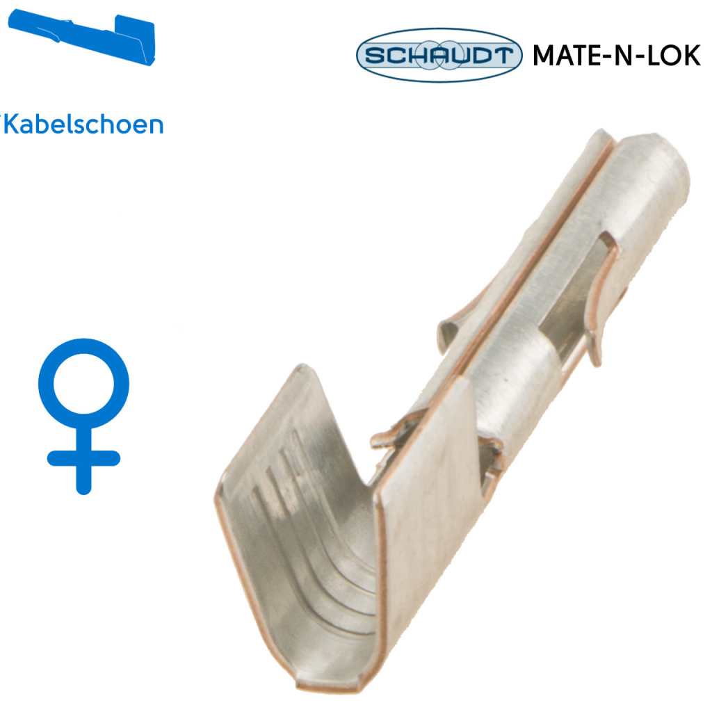 BBAtechniek - Kabelschoen female Mate-N-Lock 4.0-6.0mm² (25x)