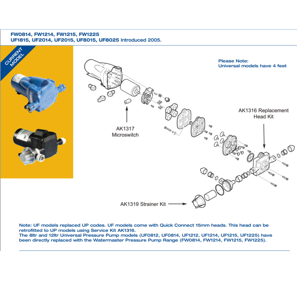 BBAtechniek - Whale filter vervanging service kit (1x)