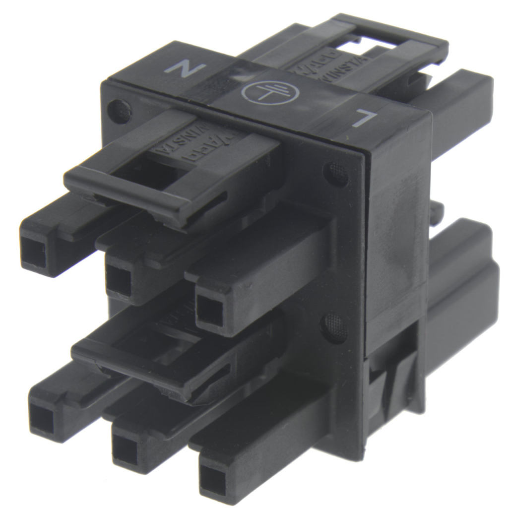 BBAtechniek - Wago Winsta midi 3-polig verdeelblok 25A (1x)