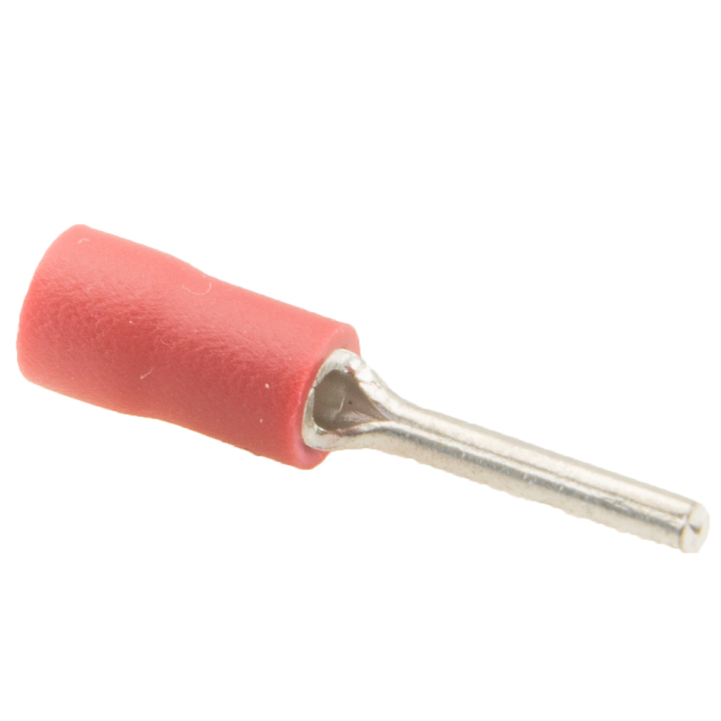 BBAtechniek - Kabelschoen pensteker Ø2mm rood 2.28cm (100x)