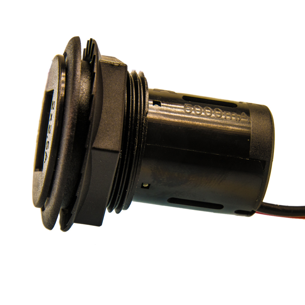 BBAtechniek - USB A-2x 5VDC 2x2.5A inbouw (1x)