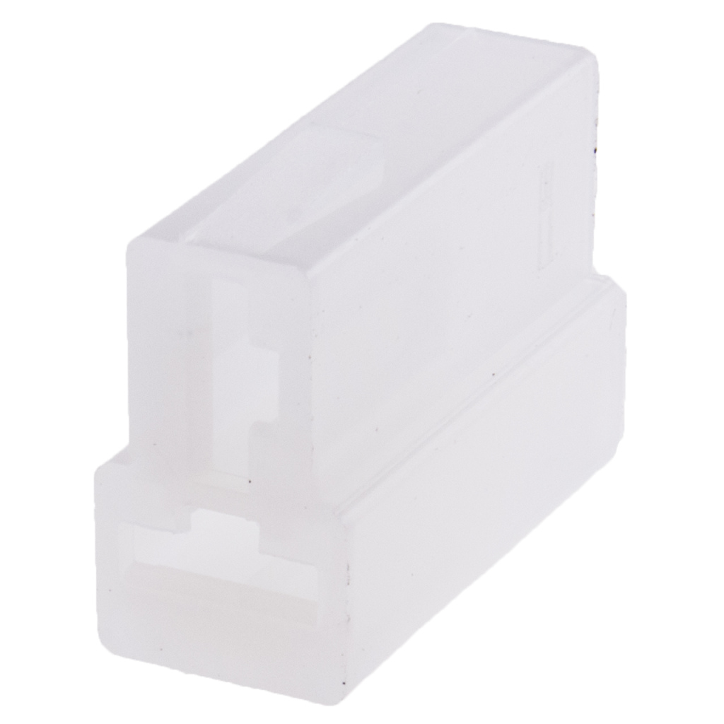 BBAtechniek - Male connectorbehuizing  2-polig wit (10x)