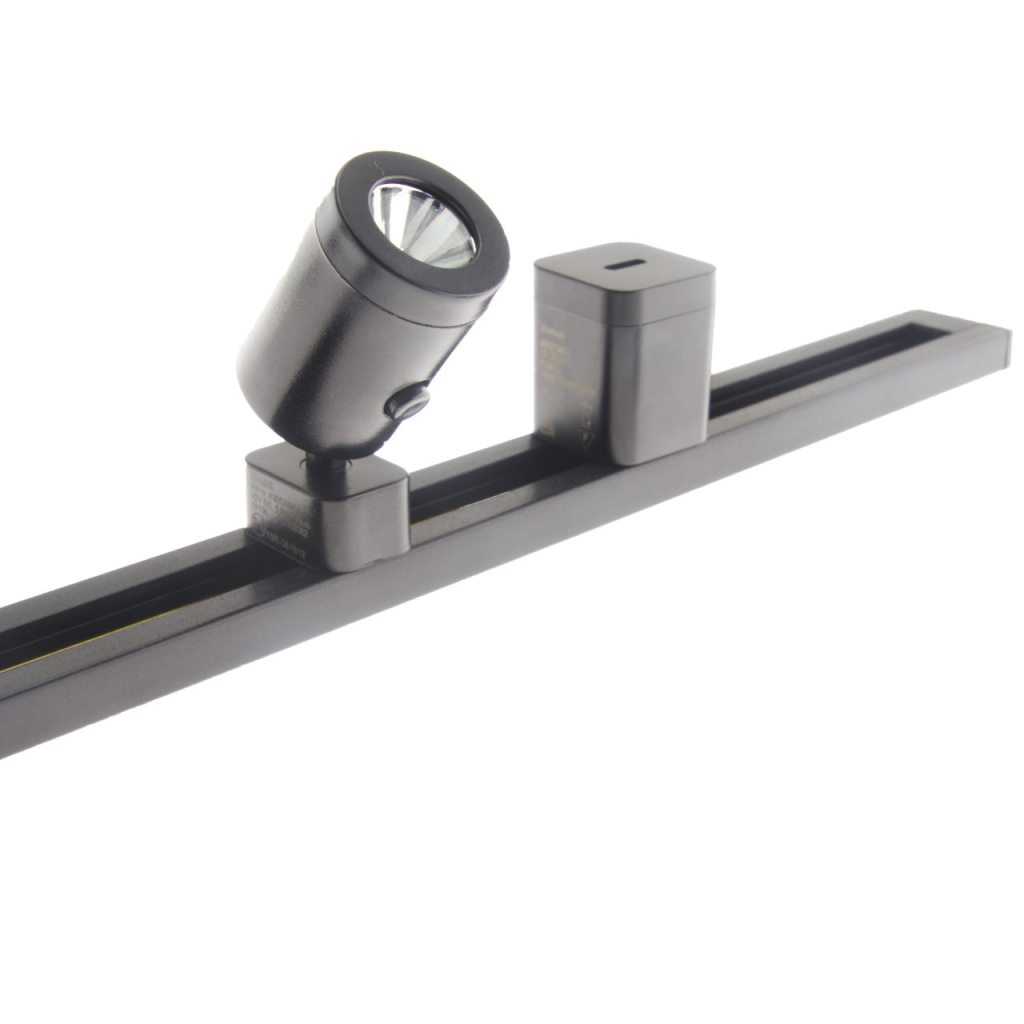 BBAtechniek - Lanciano rail 70cm mat zwart (1x)