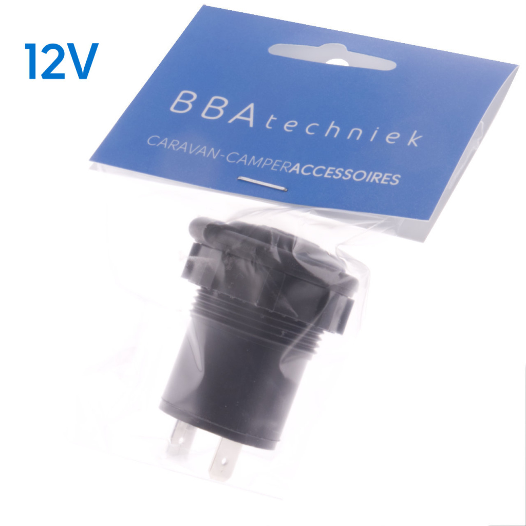 BBAtechniek - 6-50DCV 16A contactdoos vlak met schroefring (1x)