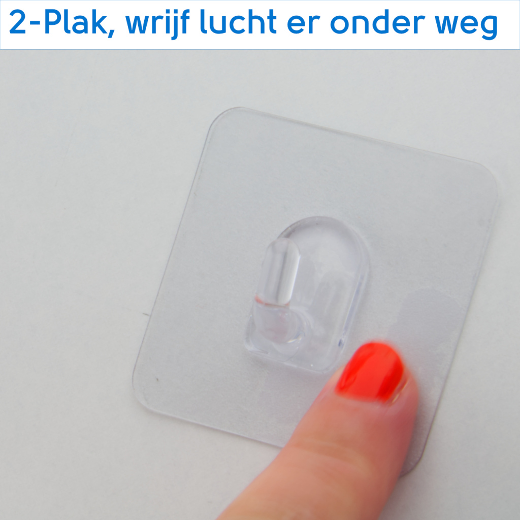 BBAtechniek - Magische haken type clip herbruikbaar (4x)