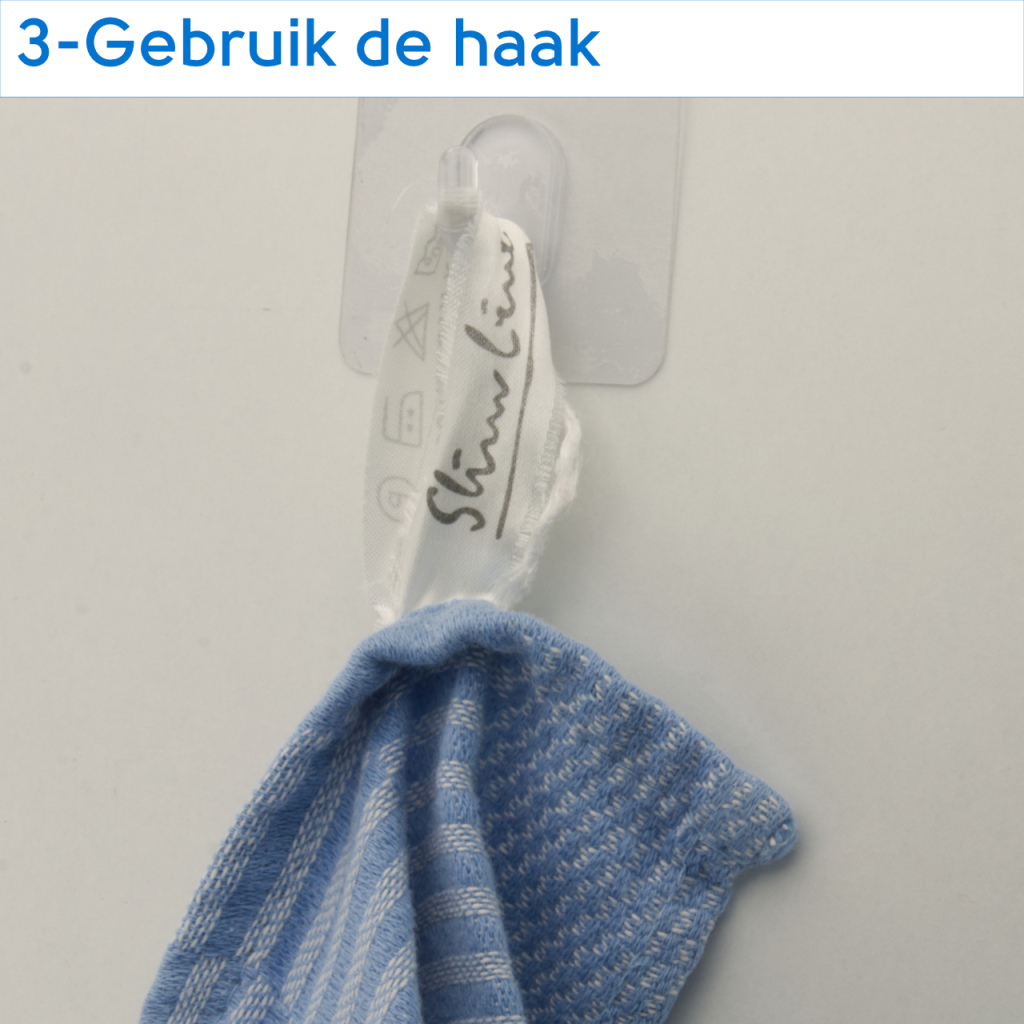 BBAtechniek - Magische haken type clip herbruikbaar (4x)