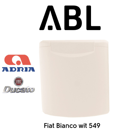 buitenwand-contactdozen - Fiat Bianco wit 549 Adria / Ducato