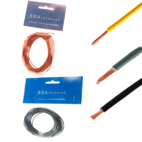 kabels-12v - (12V) Enkel aderig 1.0mm2