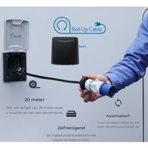 roll-up-cable - Zwart