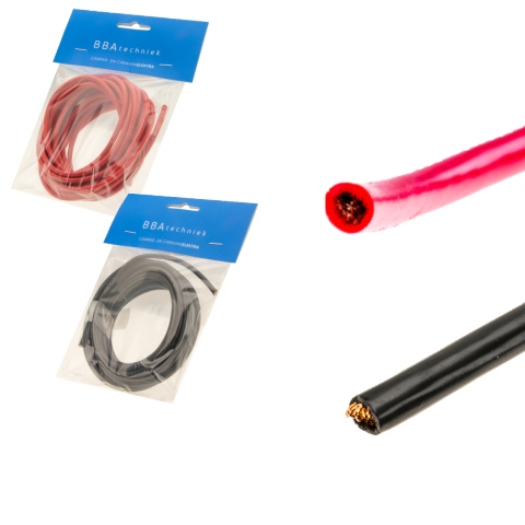 kabels-12v - (12V) Enkel aderig 6.0mm2