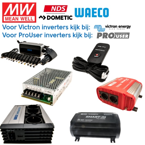 Inverters 12V naar 230V