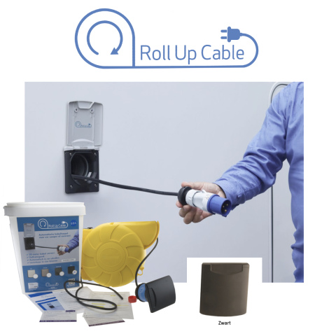 roll-up-cable - Zwart