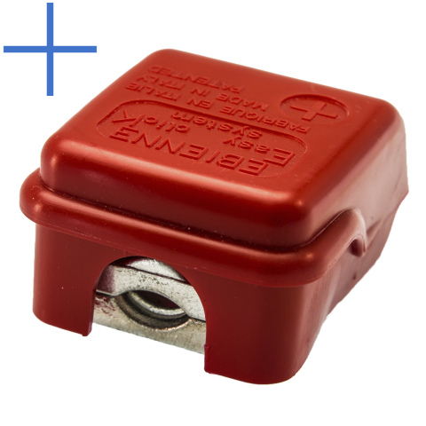 BBAtechniek artnr. 13535 - Accupoolklem 35mm² + rood Quicksluiting (10x)