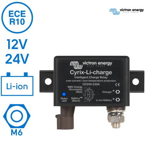 BBAtechniek artnr. 38329 - Victron Cyrix Li charge relais 12/24V-120A (1x)