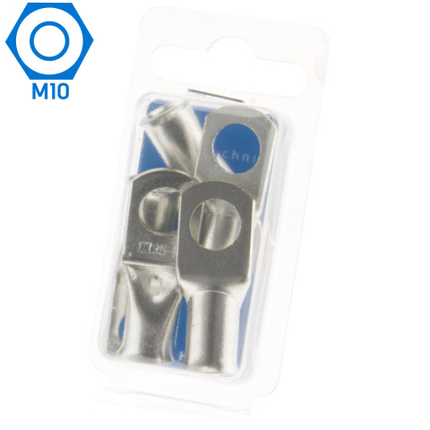 BBAtechniek artnr. 17713 - 35mm² M10 gesloten kabeloog (5x) 