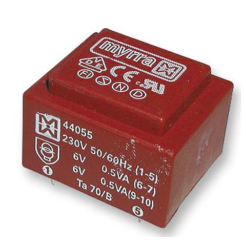 BBAtechniek artnr. 60331 - PCB Trafo 2.3VA 1x12V (1x)