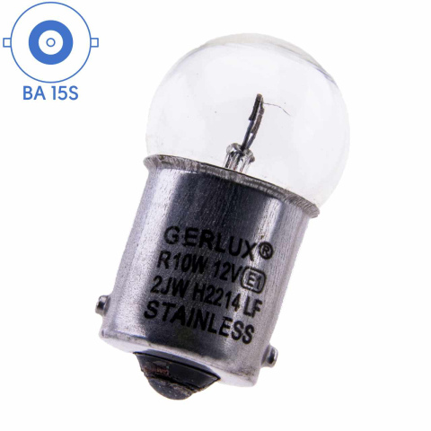 BBAtechniek artnr. 16363 - BA15S 12V 10W BS245 lamp (10x)