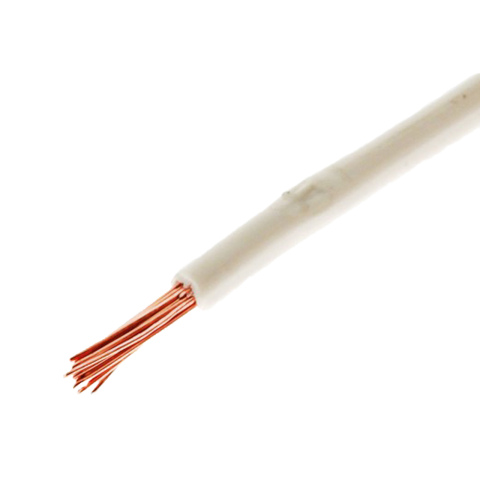BBAtechniek artnr. 10131 - Kabel 0.5mm2 wit (100m)