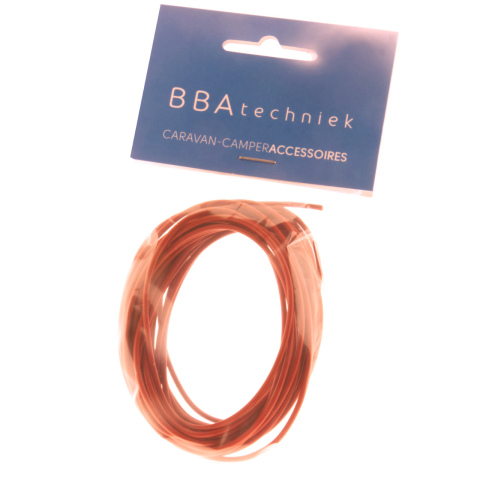 BBAtechniek artnr. 10428 - 1.0mm2 kabel rood (5.0m)
