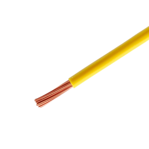 BBAtechniek artnr. 10754 - Kabel 2.5mm2 geel (100m)