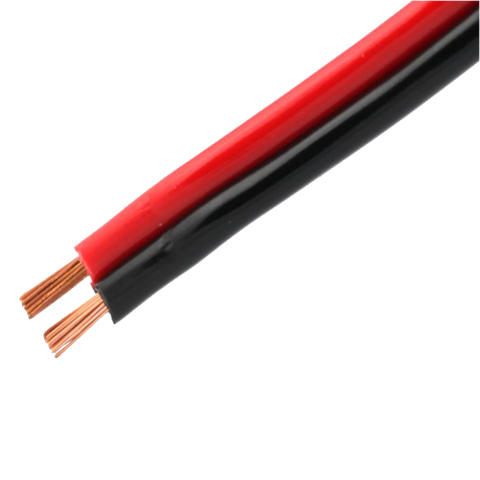 BBAtechniek artnr. 10819 - Kabel 2-aderig rood/zwart rond 2x2.5mm2 (50m)