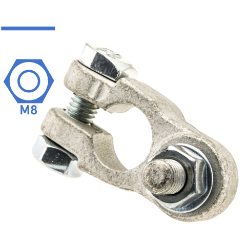 Accupoolklem M8 vertind - (10x)