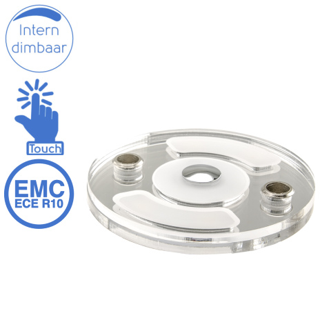 BBAtechniek artnr. 65521 - Trente 1 LED Ø7cm 12V 2.2W 4000K 185lm (1x)