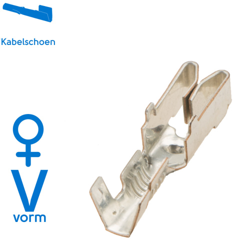 Kabelschoen vertind messing 0.5-1.5mm² (100x)