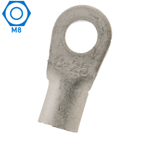 BBAtechniek artnr. 12934 - 25mm² M8 open kabeloog (25x)