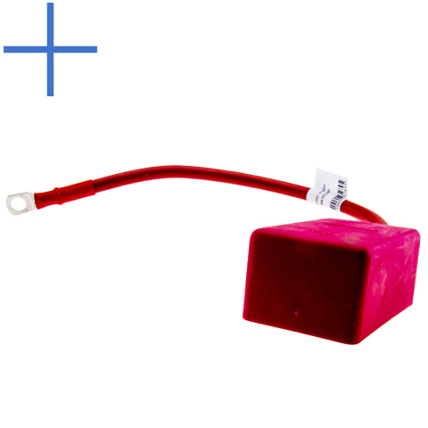 BBAtechniek artnr. 13289 - Accu aansluitkabel rood PVC 15mm² + (1x)