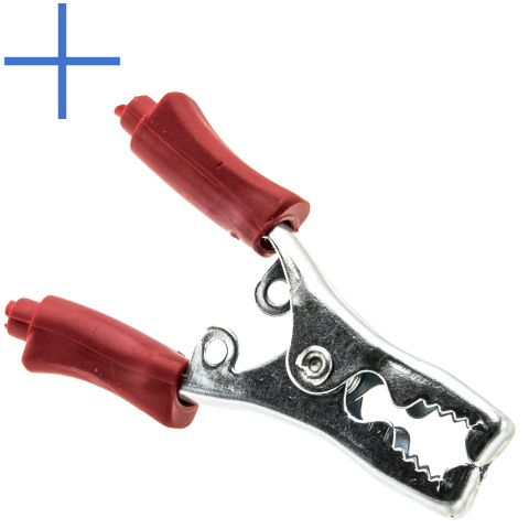BBAtechniek artnr. 13585 - Laadklem 40A ongeisoleerd rood (10x)