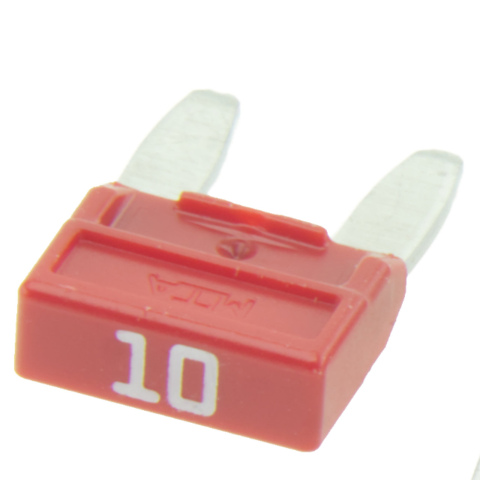 BBAtechniek artnr. 13686 - Mini steekzekering 10A rood (50x)