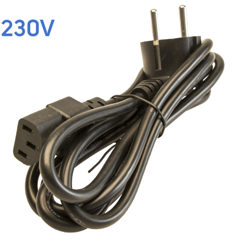 Europlug 250V 10A netsnoer (2m)