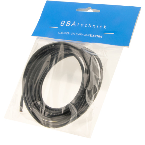 BBAtechniek artnr. 17551 - Kabel 2.5mm2 zwart (5m)