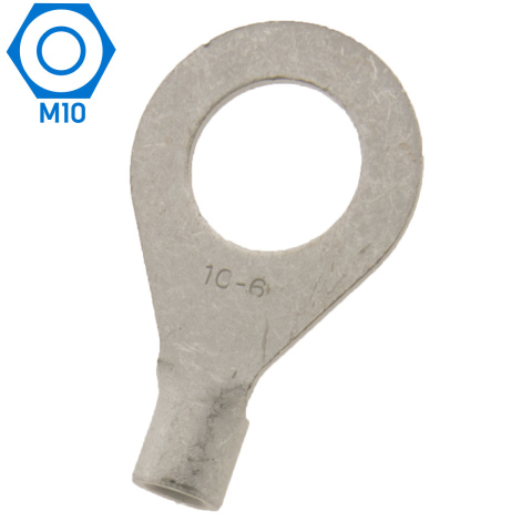 BBAtechniek artnr. 17660 - 4-6mm2 M10 open kabeloog (25x)