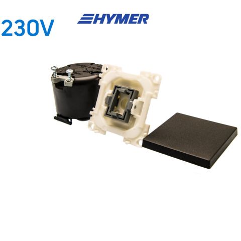 Wipschakelaar aan/uit 230V zwart S20.000 (1x)
