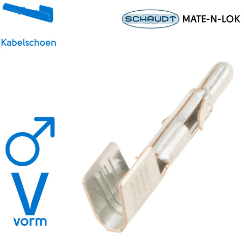 Kabelschoen male Mate-N-Lok 4.0-6.0mm² (25x)