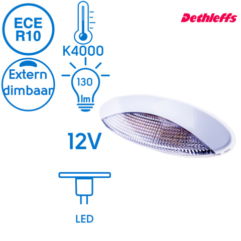BBAtechniek artnr. 65543 - Toscane LED voortent/luifellamp 12V 3W (1x)