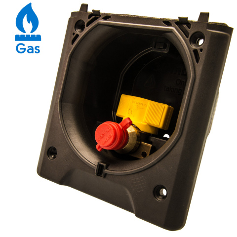 BBAtechniek artnr. 45069 - Gasdoorvoer zwart (1x)