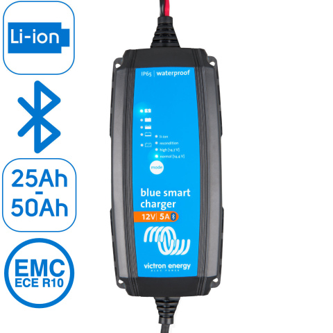 BBAtechniek artnr. 38327 - Victron Blue Smart IP65 acculader 12/5(1) (1x)