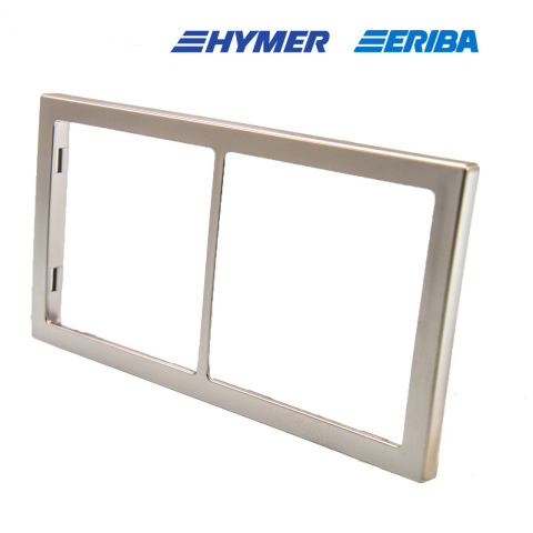 BBAtechniek artnr. 45046 - Afdekraam 2-vak mat zilver S20.000 (1x)