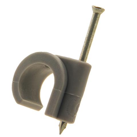BBAtechniek artnr. 27066 - Spijkerclip 11-15mm grijs (100x)