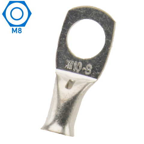 BBAtechniek artnr. 13021 - 10mm2 M8 gesloten kabeloog (50x)