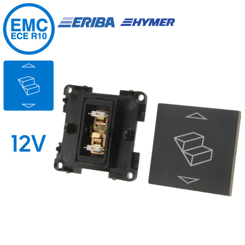 Trapschakelaar lei-grijs 12V S20.000 (1x)