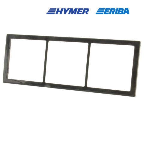 BBAtechniek artnr. 45126 - Afdekraam 3-vak lei-grijs hoogglans S20.000 (1x)